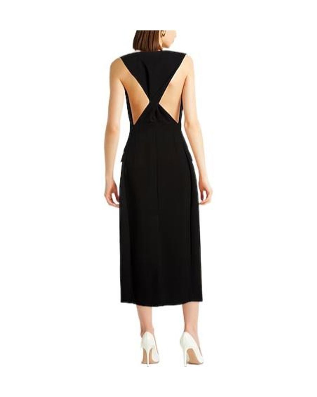 Sportmax Black Fitted Dress