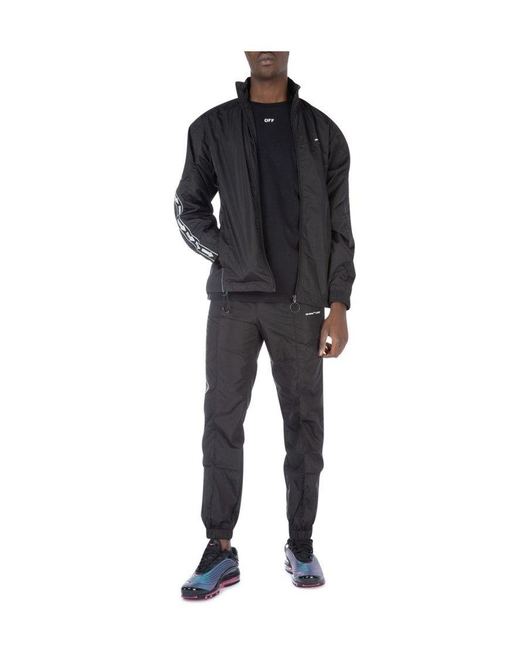 Off-White c/o Virgil Abloh Black Zipper Jacket for men