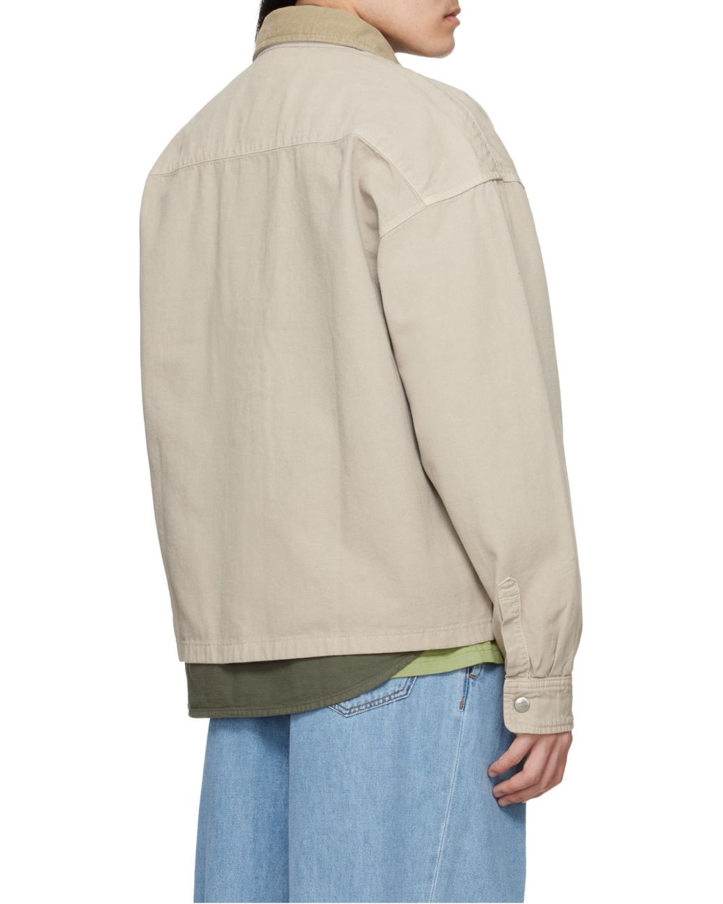 Carhartt Natural Prescott Canvas Shirt Jacket for men
