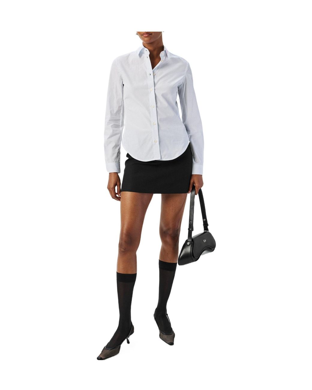 DIESEL White Striped Shirt