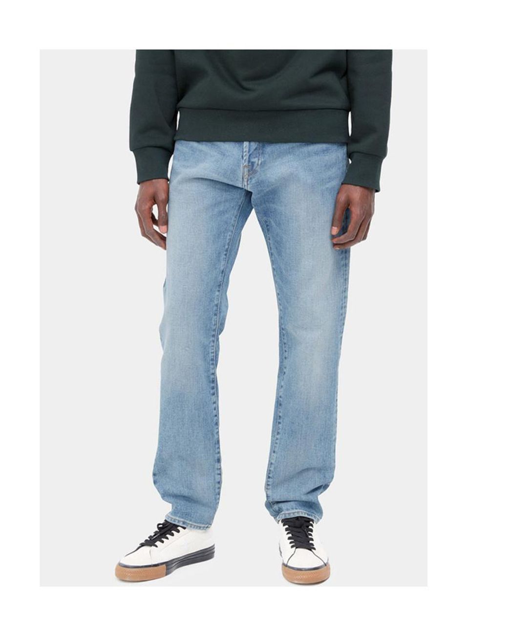 Carhartt Blue Klondike Cotton Jeans for men
