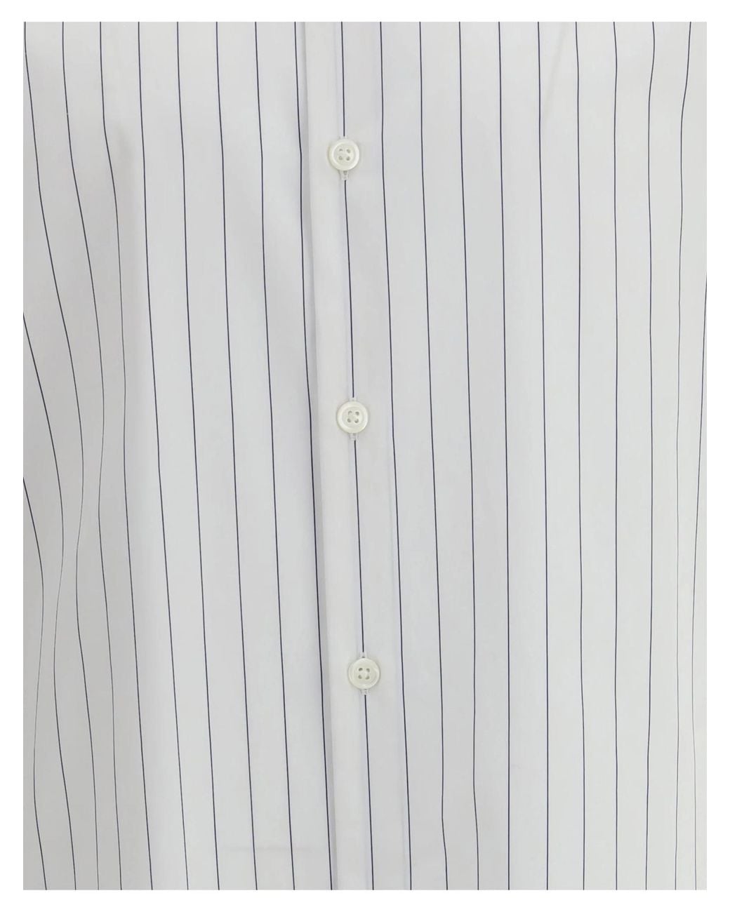 Dries Van Noten White Striped Shirt for men