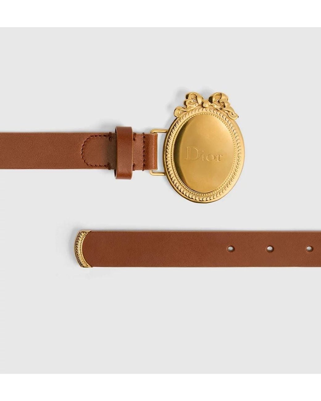 Dior Metallic Médaillon Belt