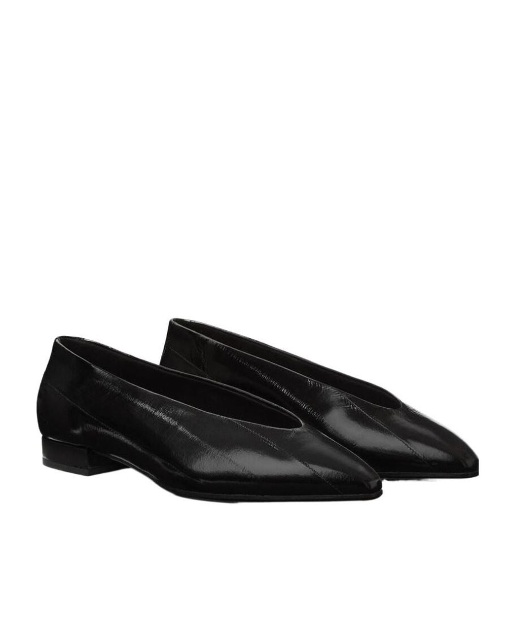 Loro Piana Black Rebecca Ballet Flat