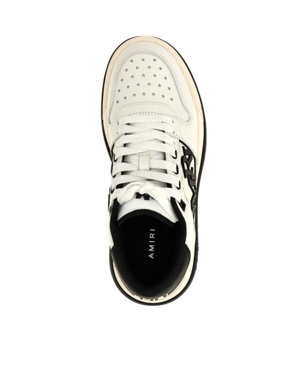 Amiri White Tie Low-Top Sneakers