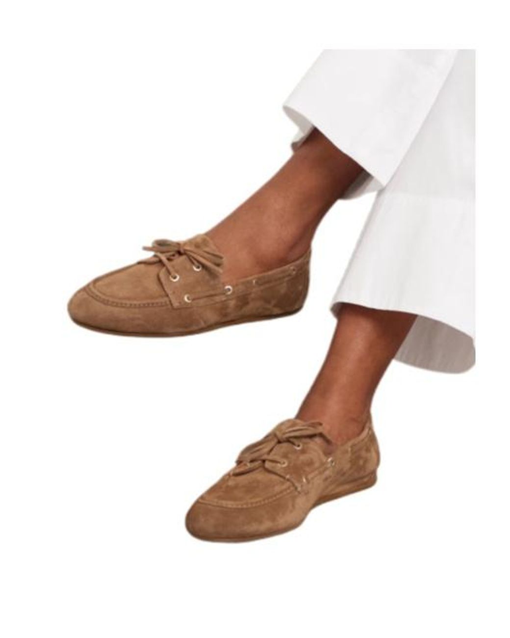 Stuart Weitzman Brown Tinsley Moccasin