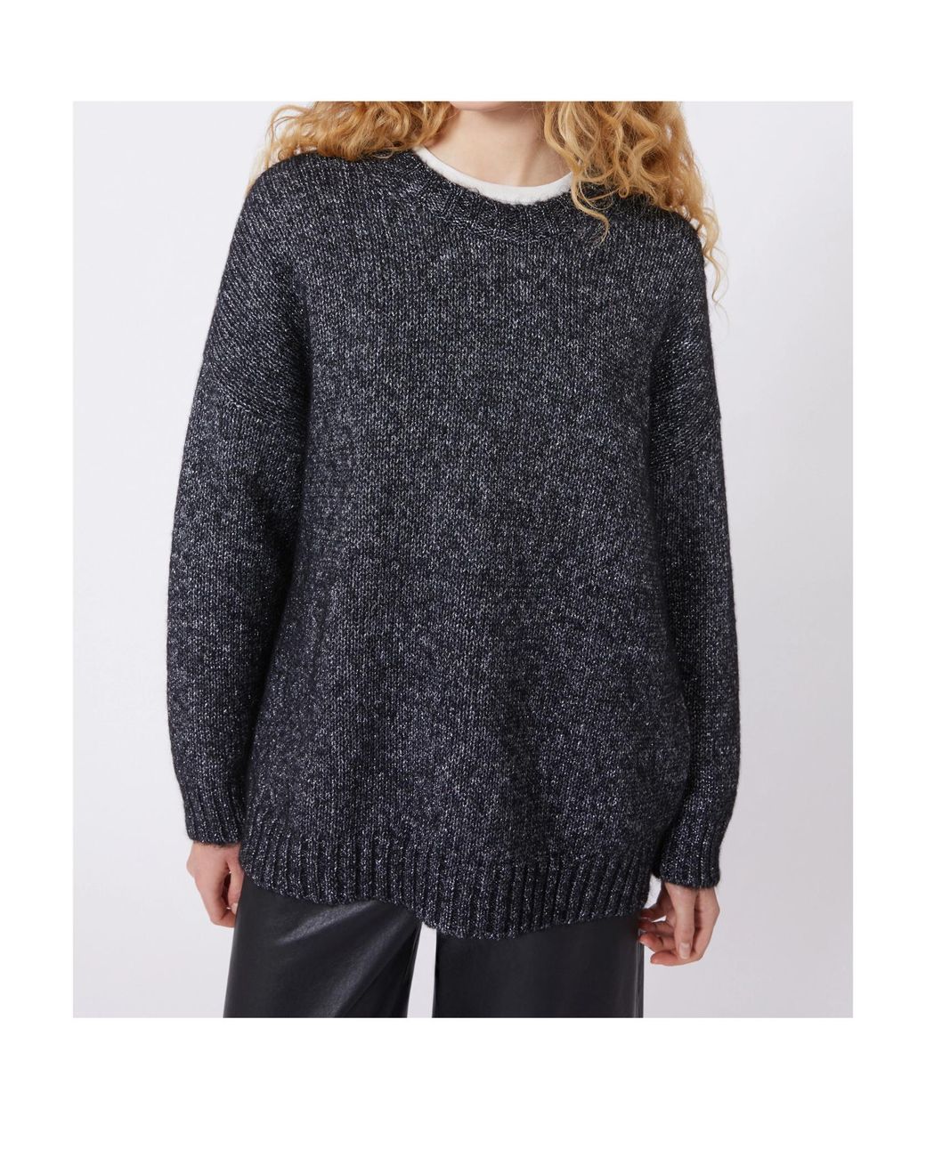 Weekend by Maxmara Black Crew-Neck Sweater