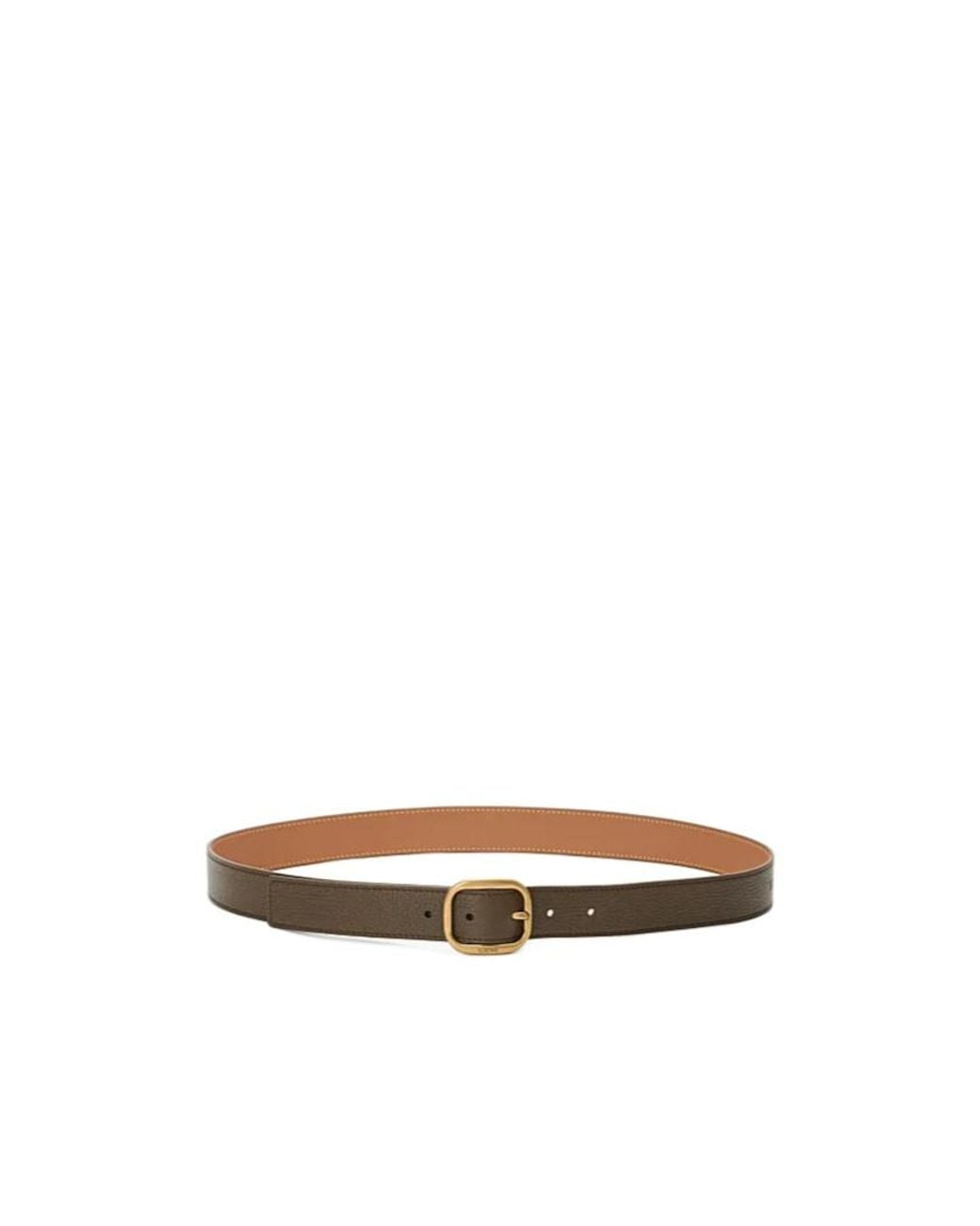 Loewe White Rounded Soft Belt
