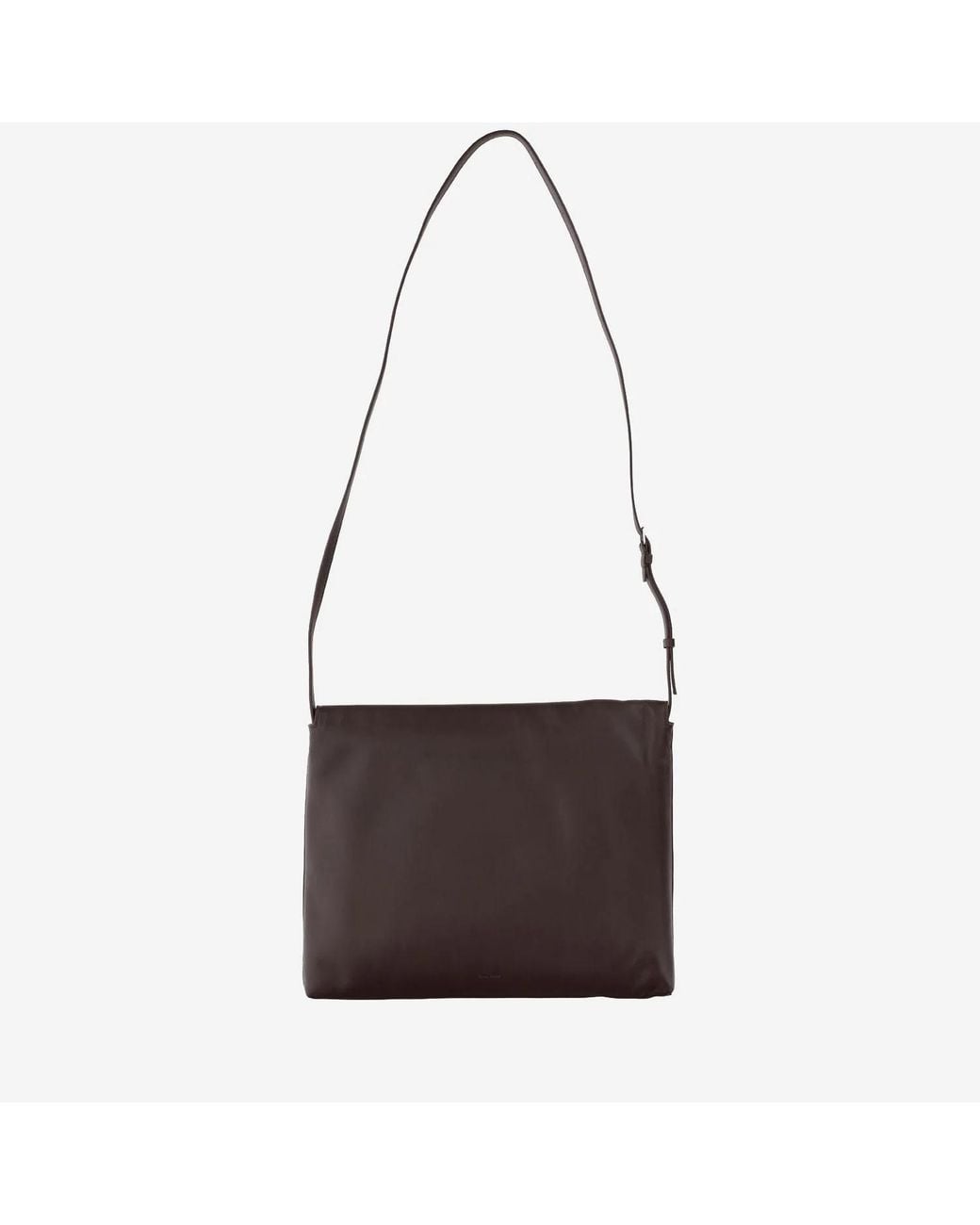 The Row White Nan Messenger Shoulder Bag