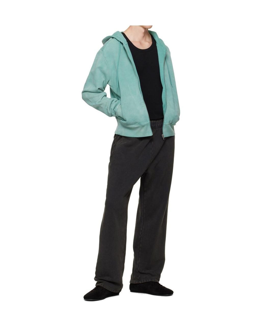 Entire studios Black Relaxed Sweatpants for men