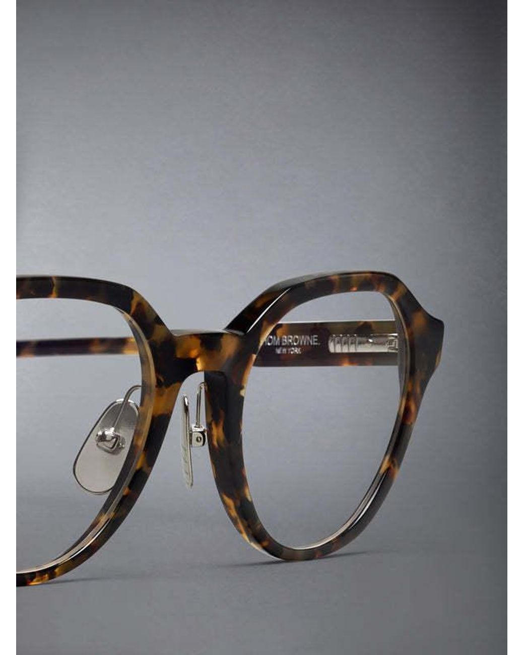 Thom Browne White Eyewear Oval-Frame Glasses for men
