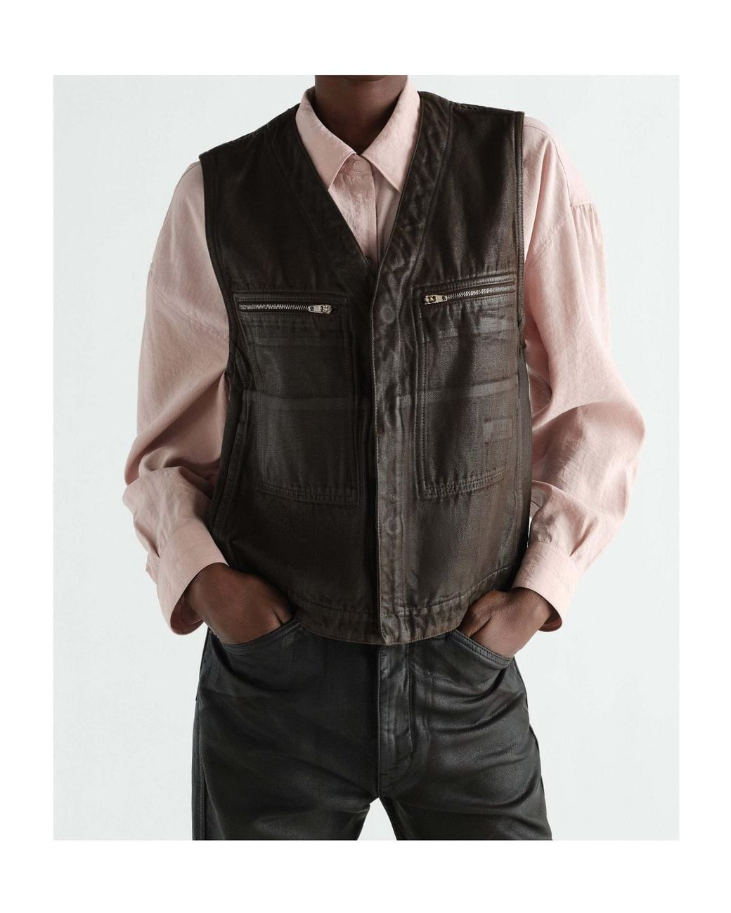 Lemaire Black Zipped Vest