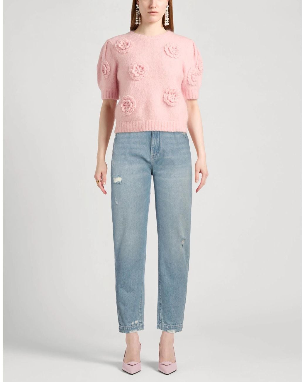 Dolce & Gabbana Blue Light-Colored Slim-Fit Jeans