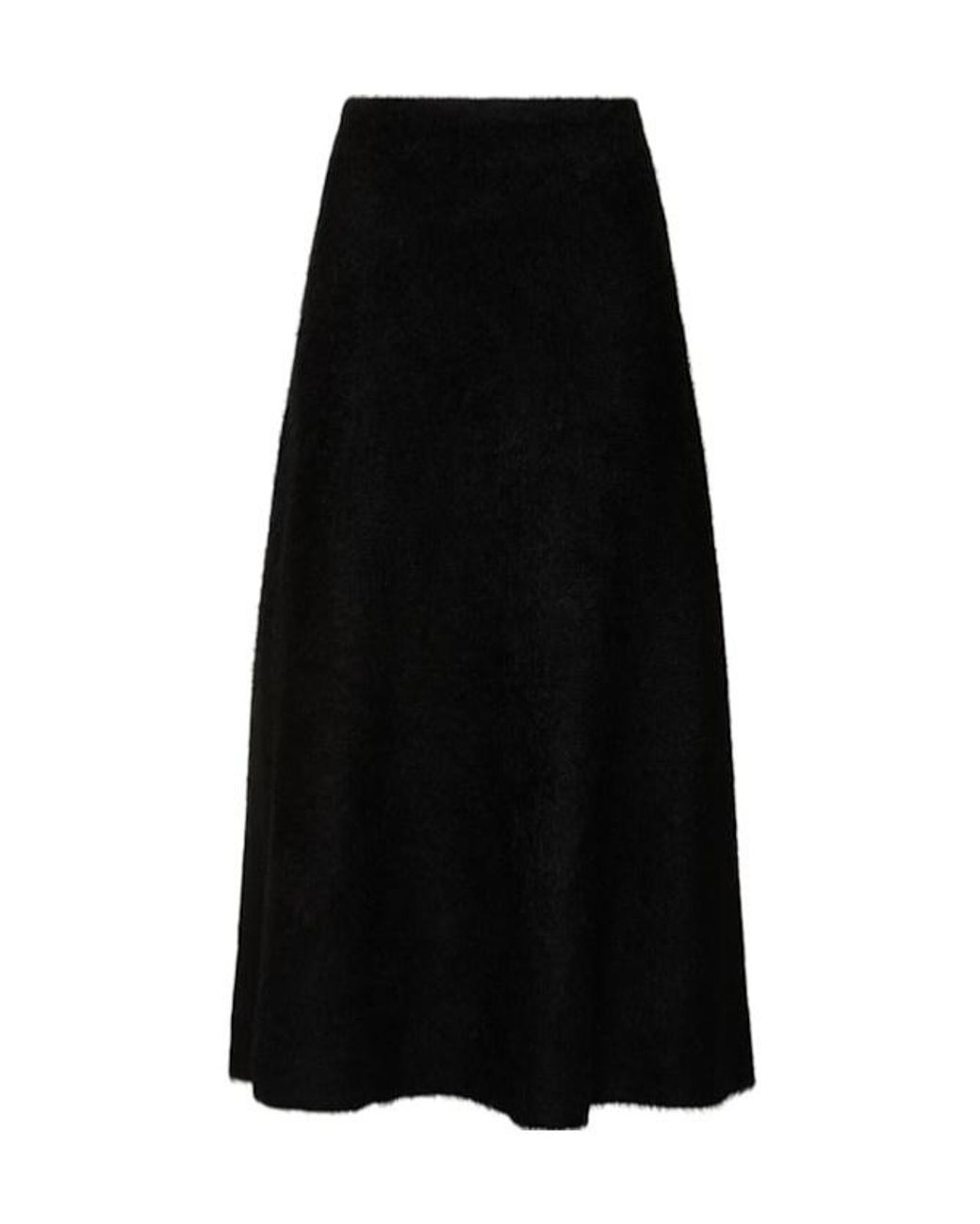Gabriela Hearst Black Elastic Waist Skirt