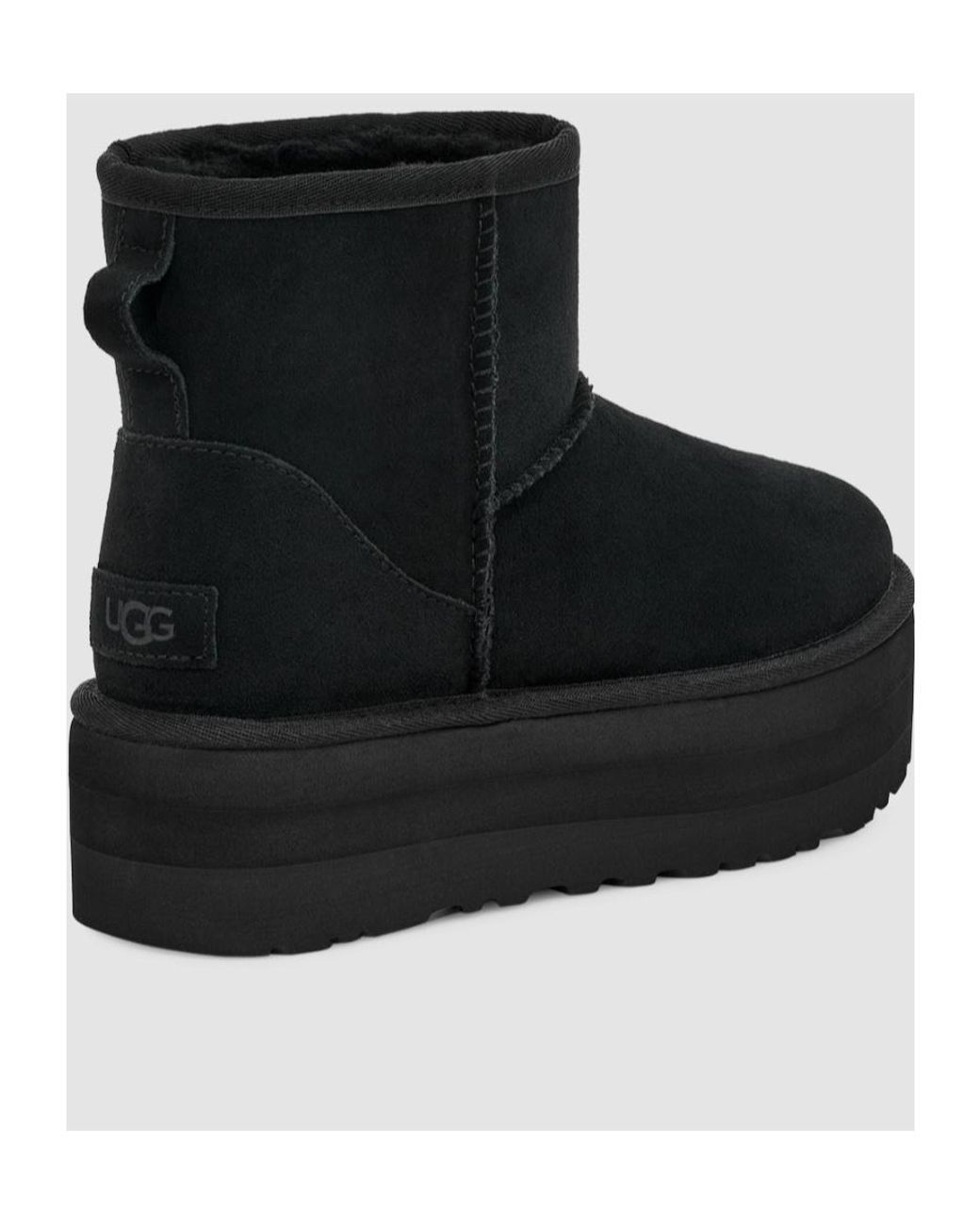 Ugg Black Thick-Soled Short Boots