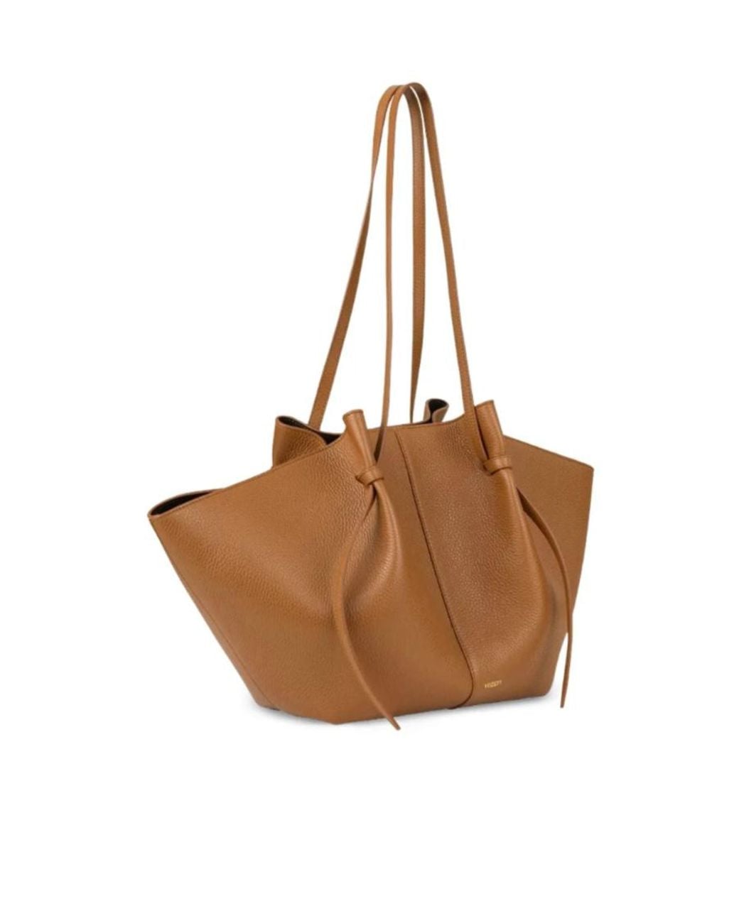 Yuzefi Brown Large Mochi Knotted Tote Bag