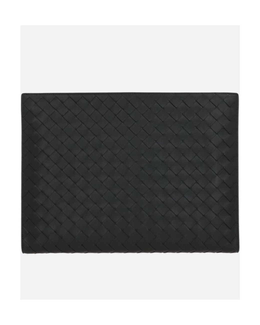 Bottega Veneta Black Classic Intrecciato Document Holder for men