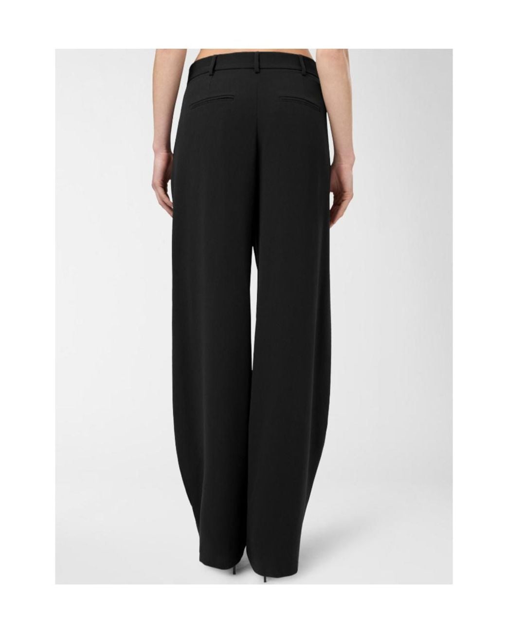 ANDAMANE Black Tracy Low Rise Maxi Pants