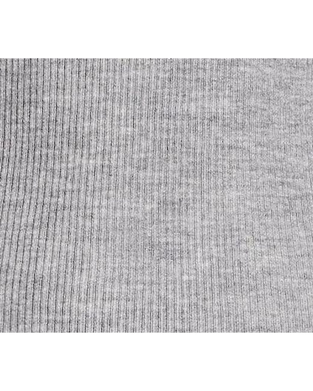 Khaite Gray Renato Ribbed Top