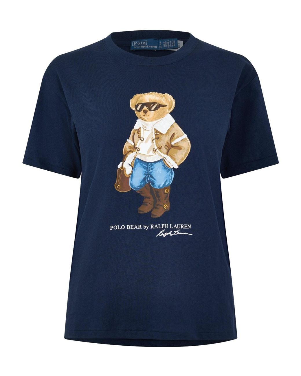 Polo Ralph Lauren Blue Minimalist Printed T-Shirt
