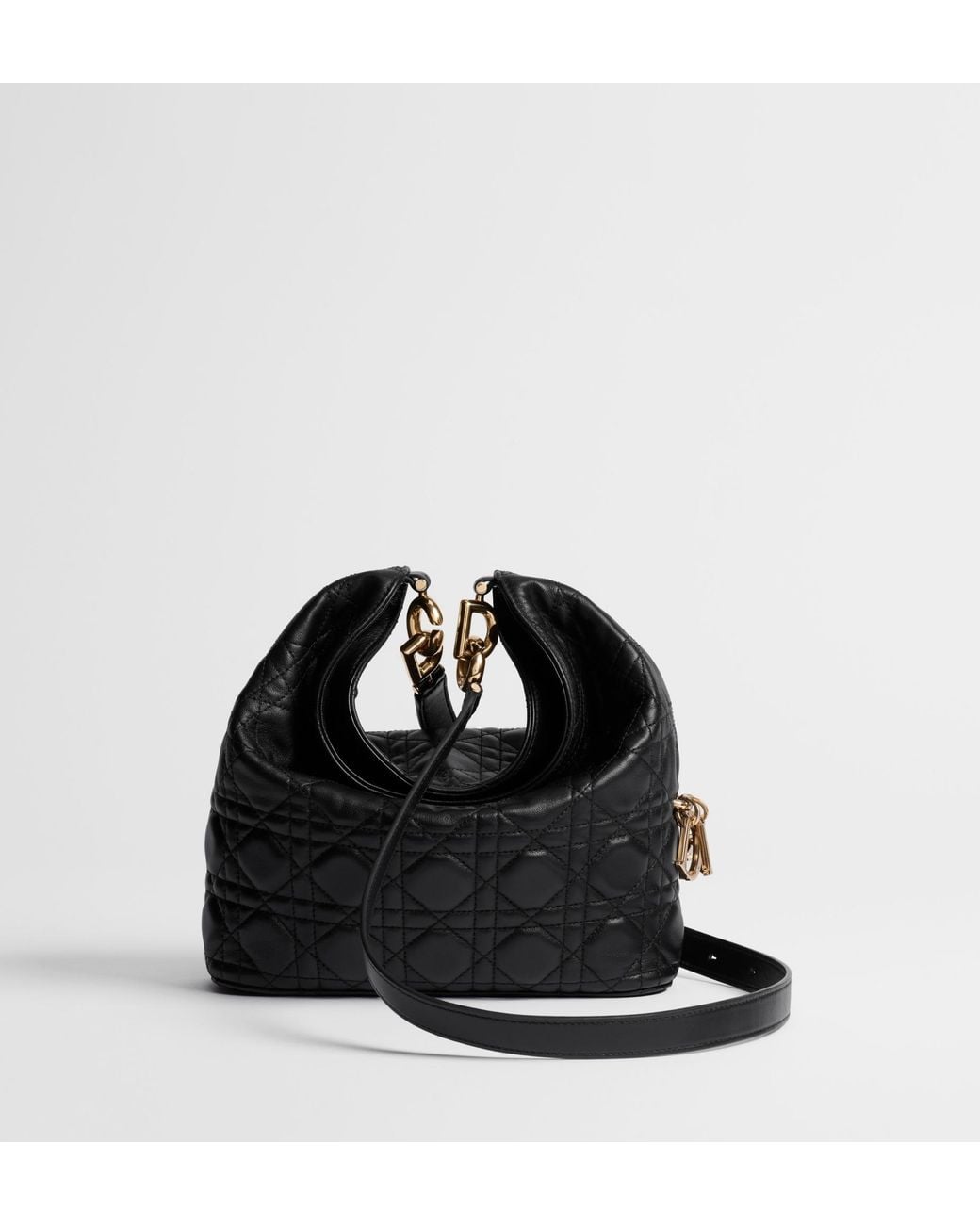 Dior Black Small Toujours Hobo Bag