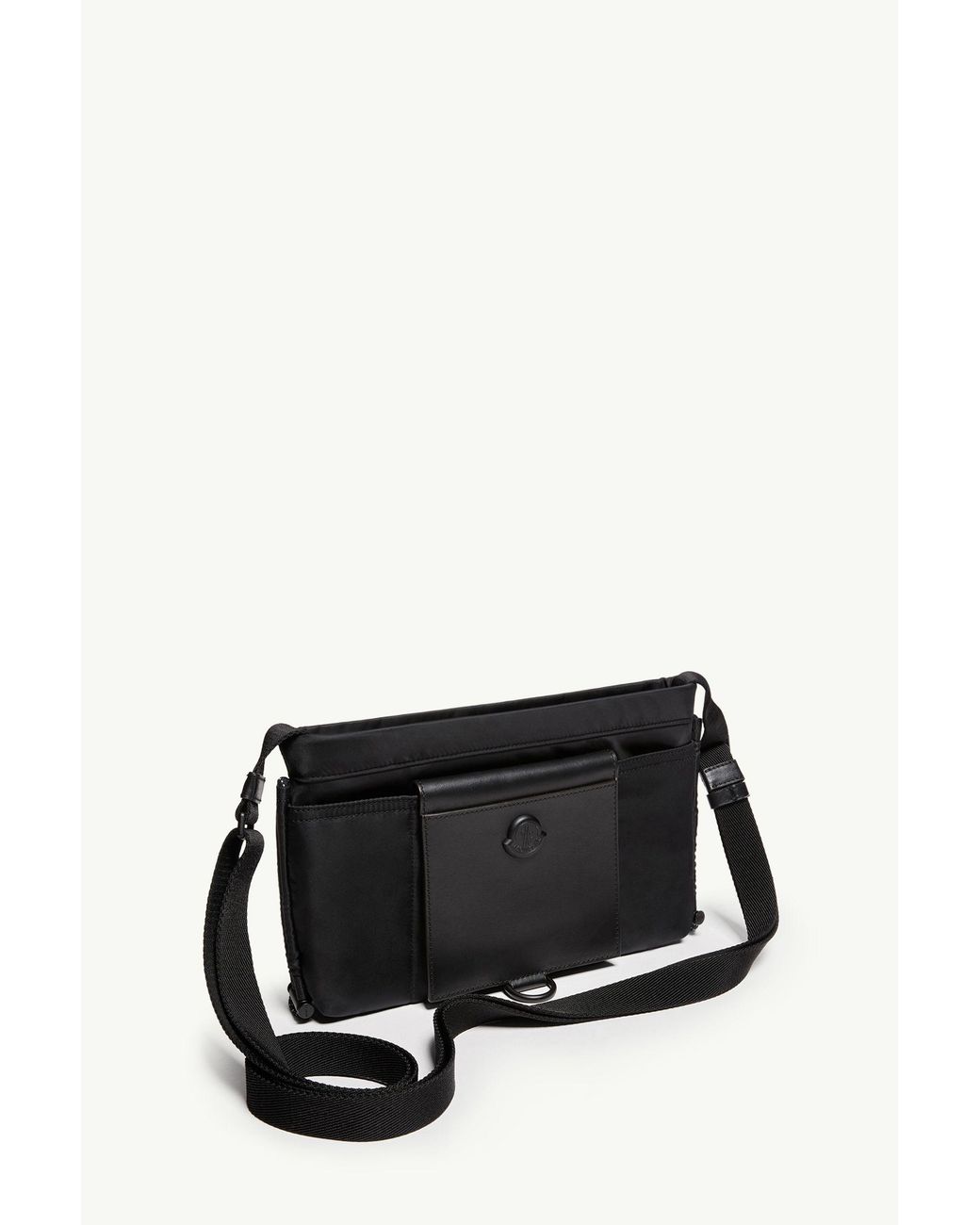 Moncler Black Kenton Drill Crossbody Bag for men
