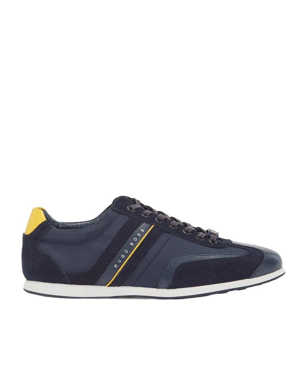 Boss Blue Color Block Casual Shoes for men