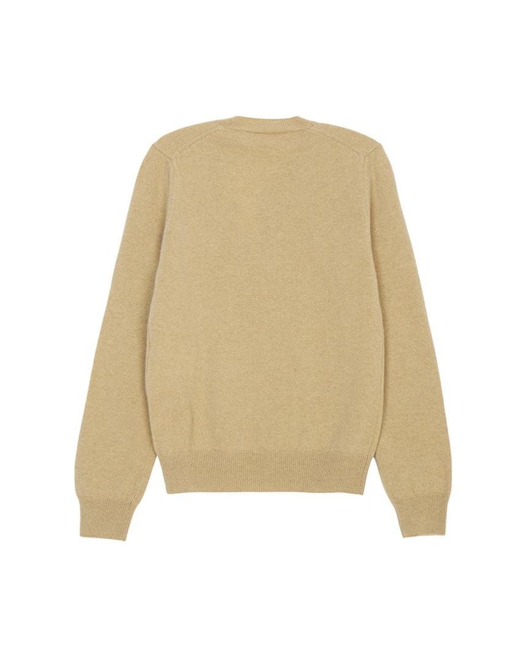 Comme des Garçons Natural Long Sleeve Sweater
