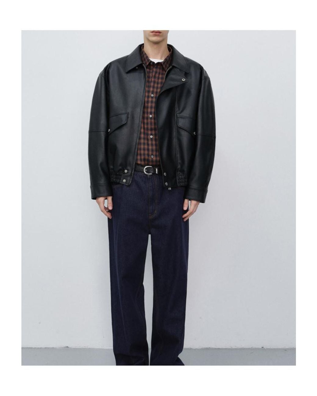 DUNST Black Giacca Cropped Zip-Up Jacket for men