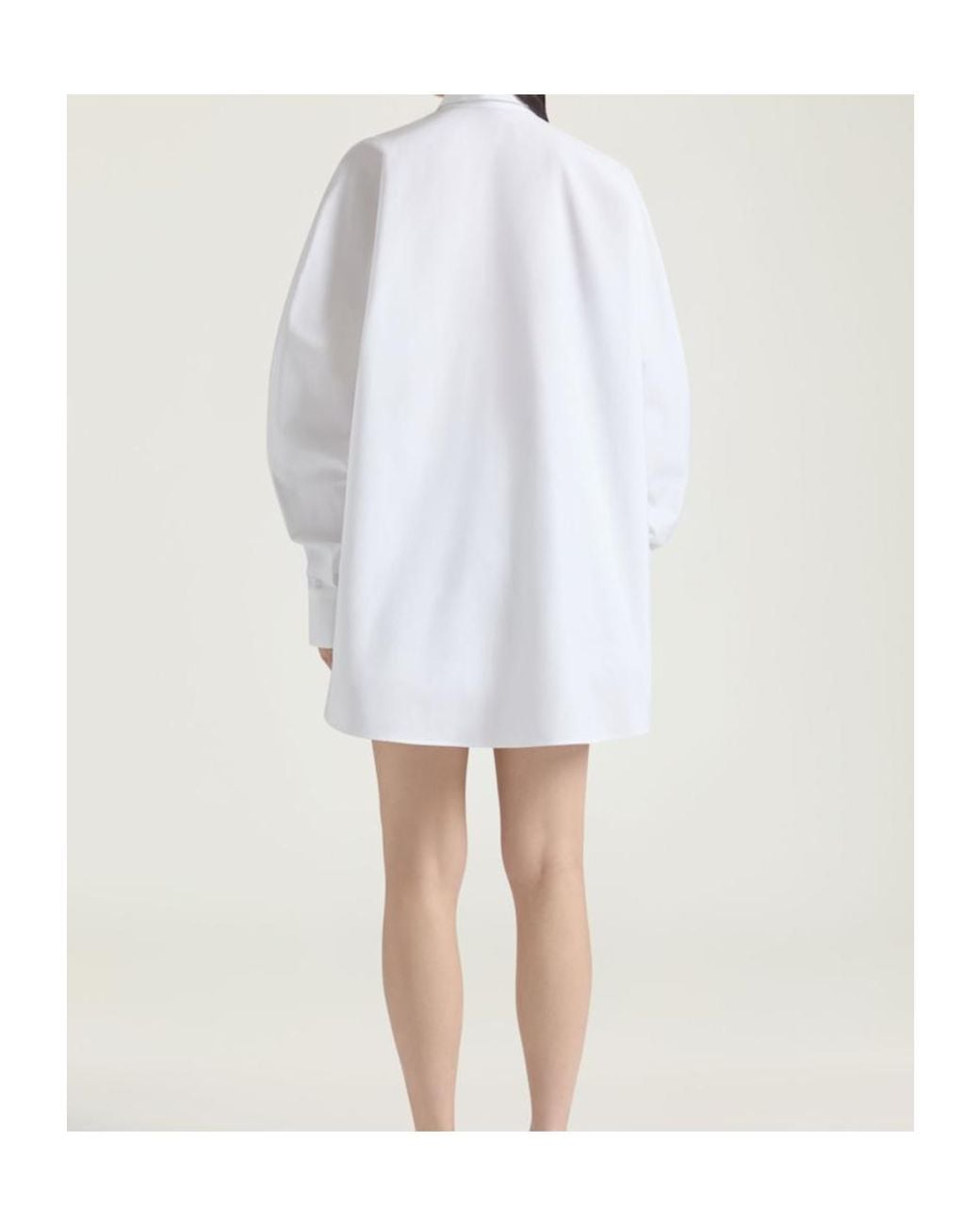 Givenchy White Paris Logo Long-Sleeved Shirt