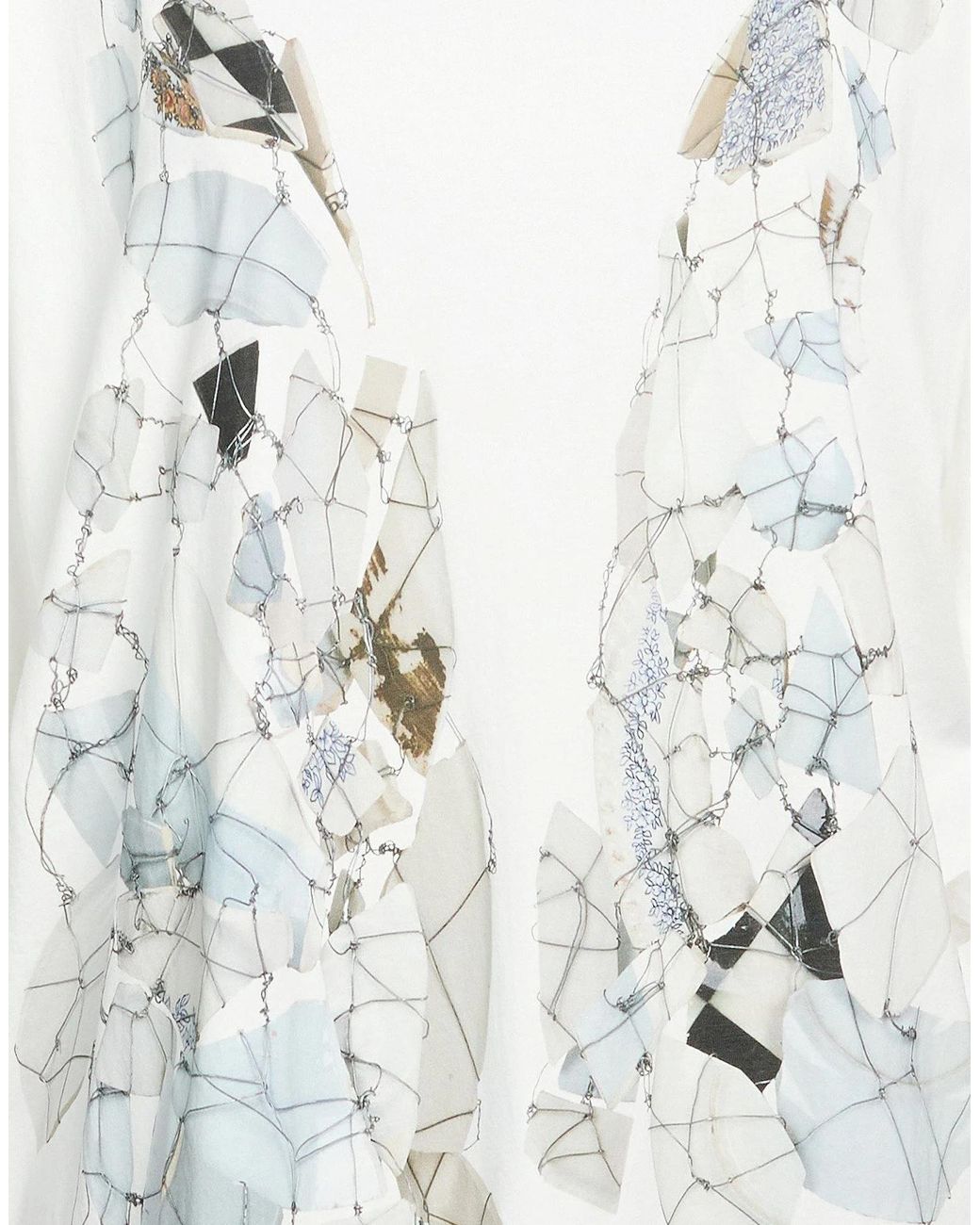 MM6 by Maison Margiela White Oversize-T-Shirts