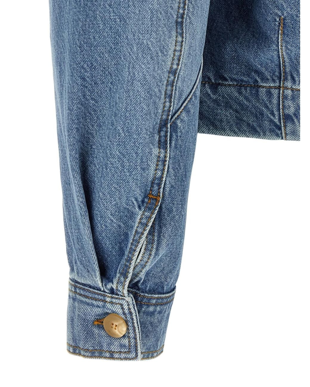 Jacquemus Blue The De-Nîmes Canevas Denim Jacket for men