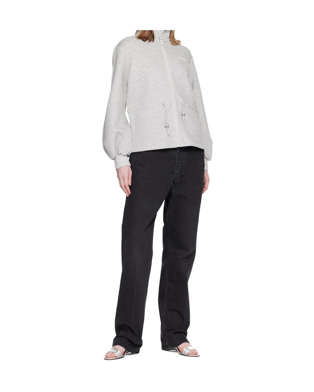 Mackage Gray Finola-Z Casual Zip-Up Jacket