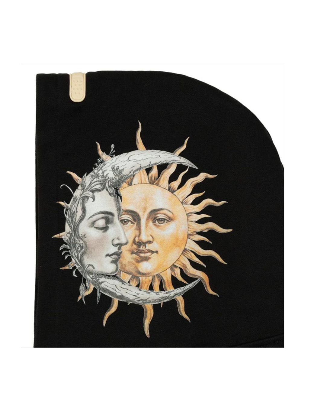 PDF CHANNEL Black Pdf Progetto Mirabella Printed Hoodie for men