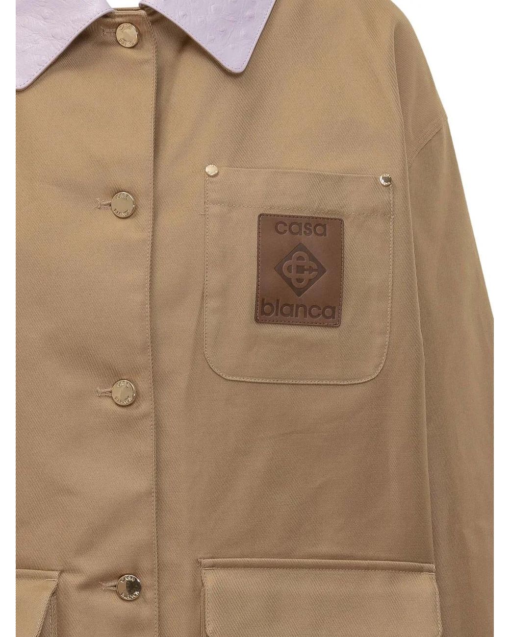 Casablanca Brown Patch Pocket Jacket
