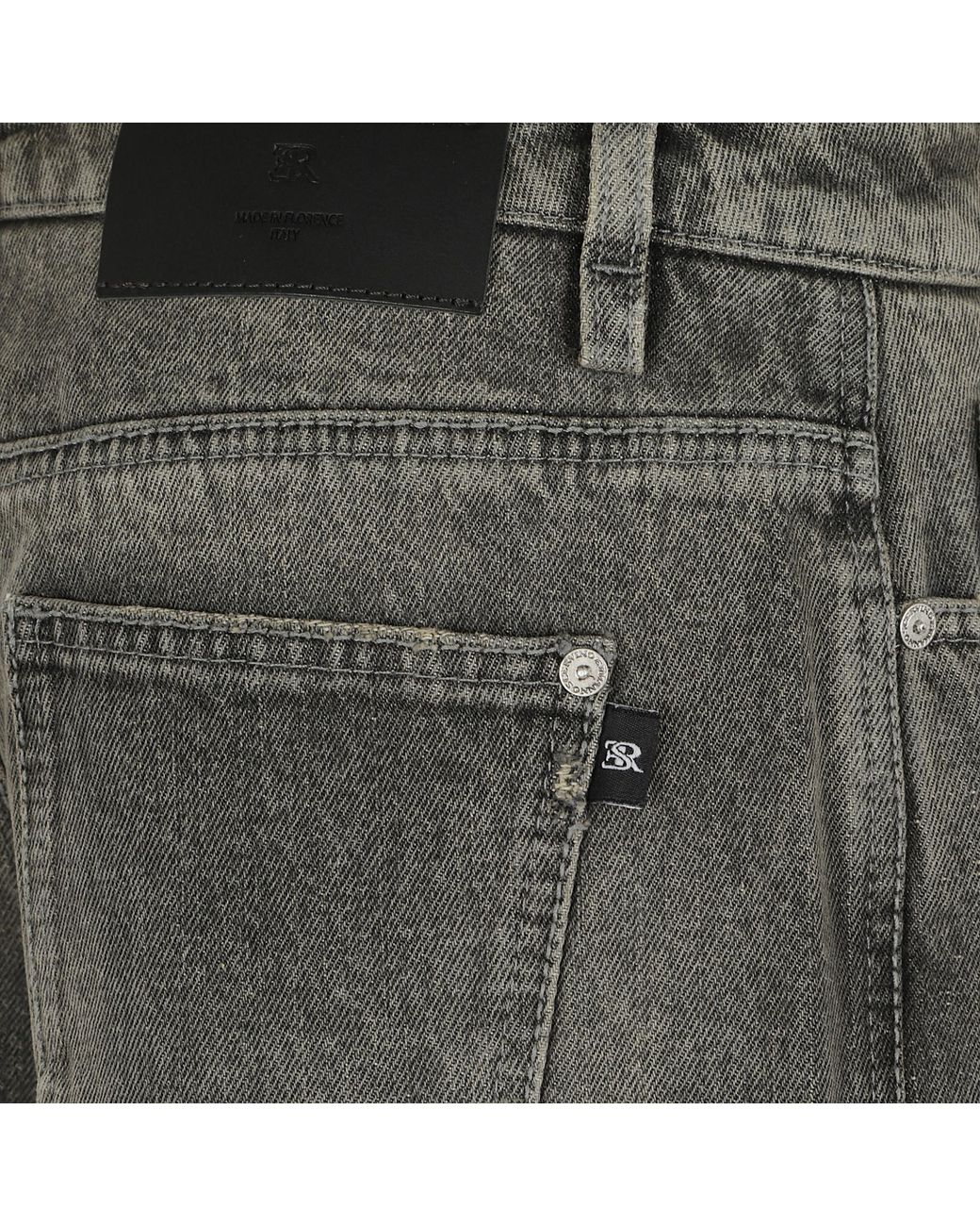 Ermanno Scervino Gray Baggy Distressed Jeans