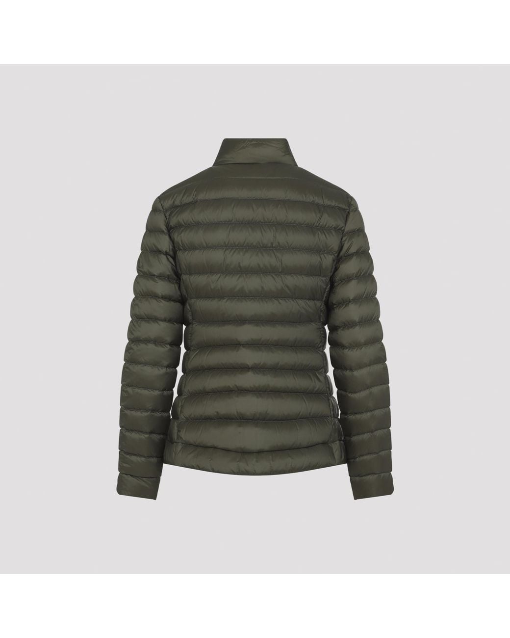 Moncler Green Igelle Zip-Up Short Padded Jacket