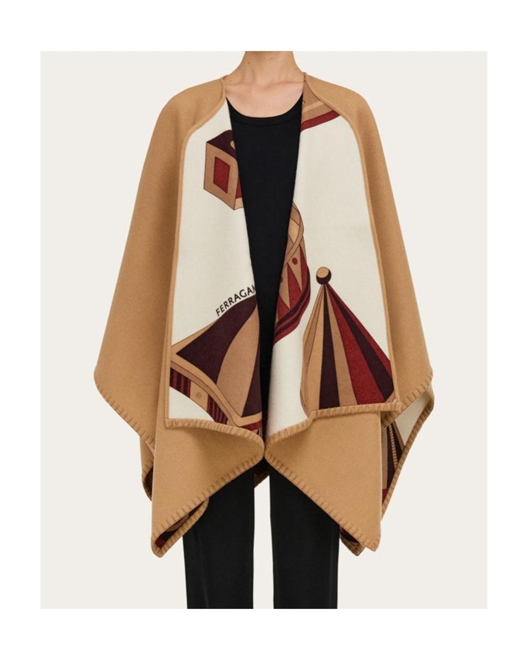 Ferragamo Brown Capes