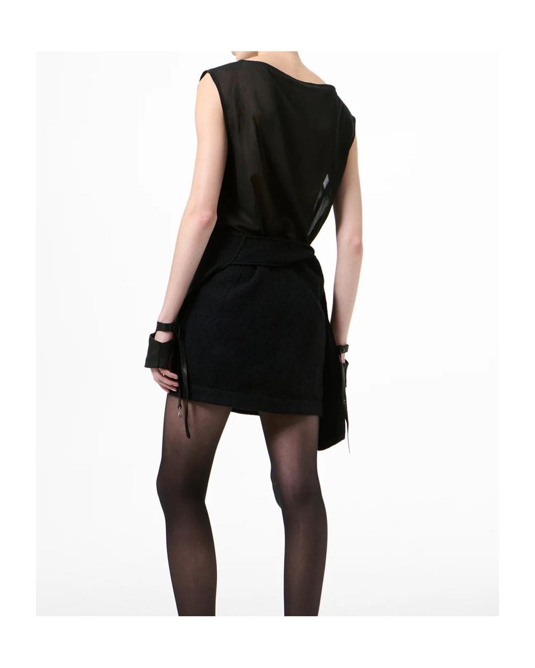 Our Legacy Black Sleeveless Mini Dress