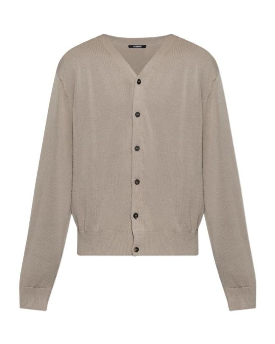 Jacquemus Gray The Rio Cardigan for men