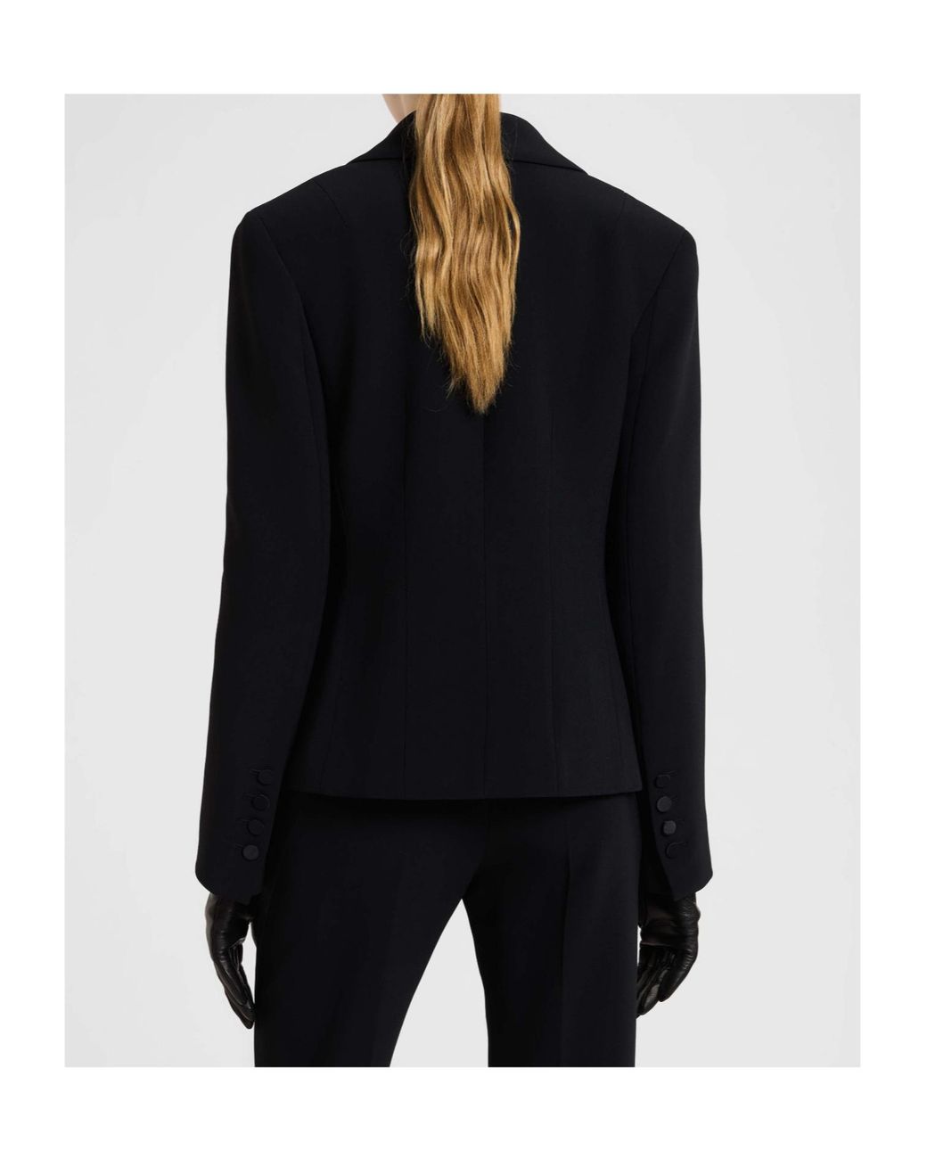 Ermanno Scervino Black Boxy Smoking Jacket