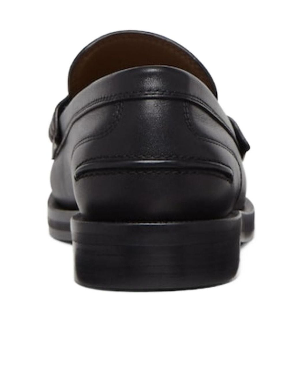 Fendi Black Baguette Slip-On Loafers