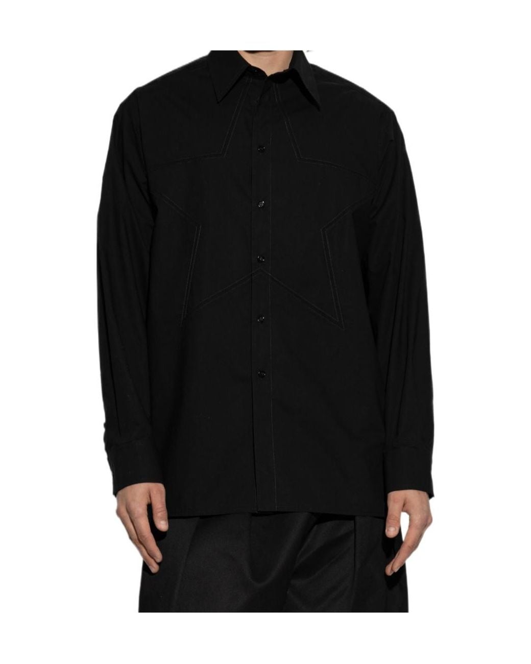 MM6 by Maison Margiela Black Casual Shirts for men