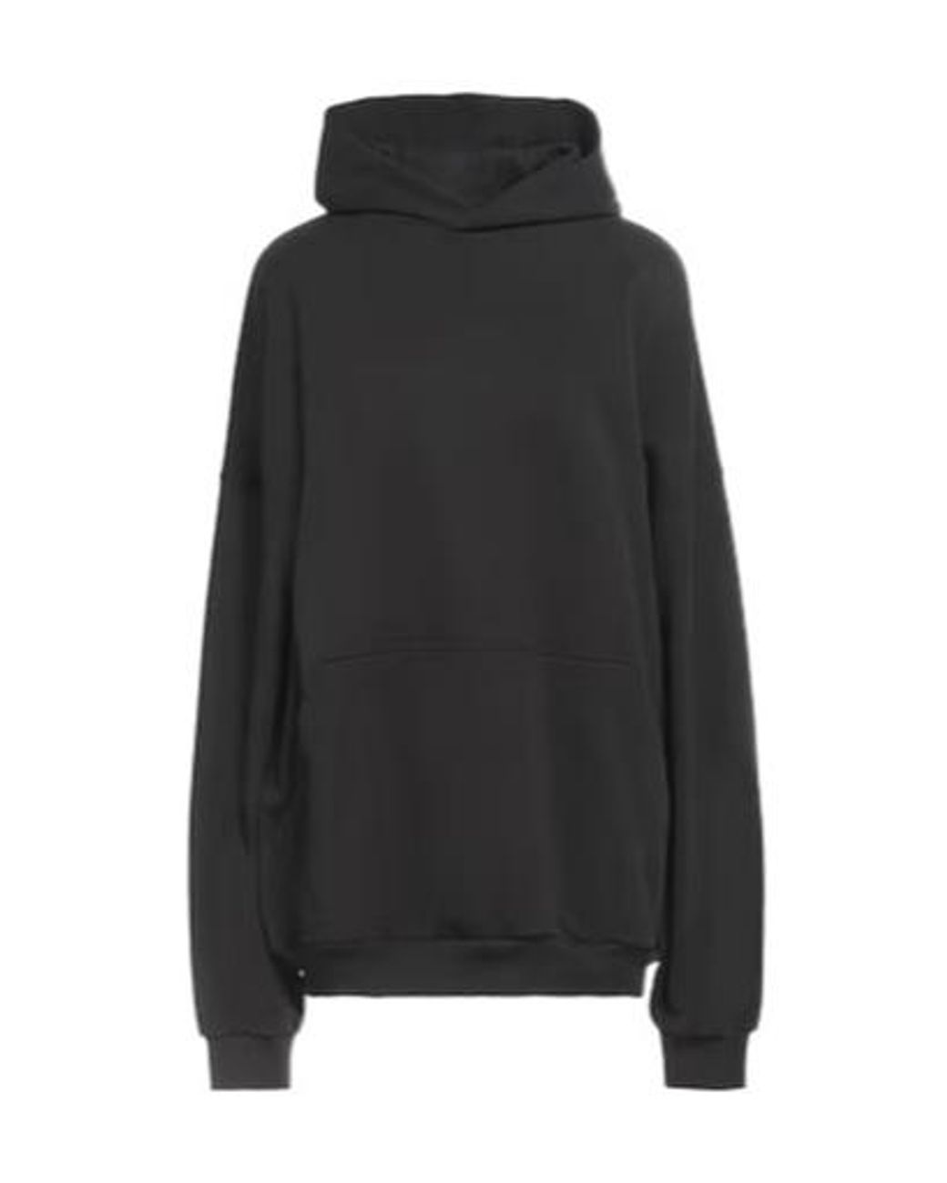 Balenciaga Black Solid Color Hoodie
