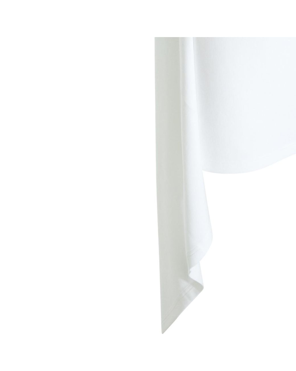 Alaïa White Alaïa Draped-Hem Short-Sleeve Dress