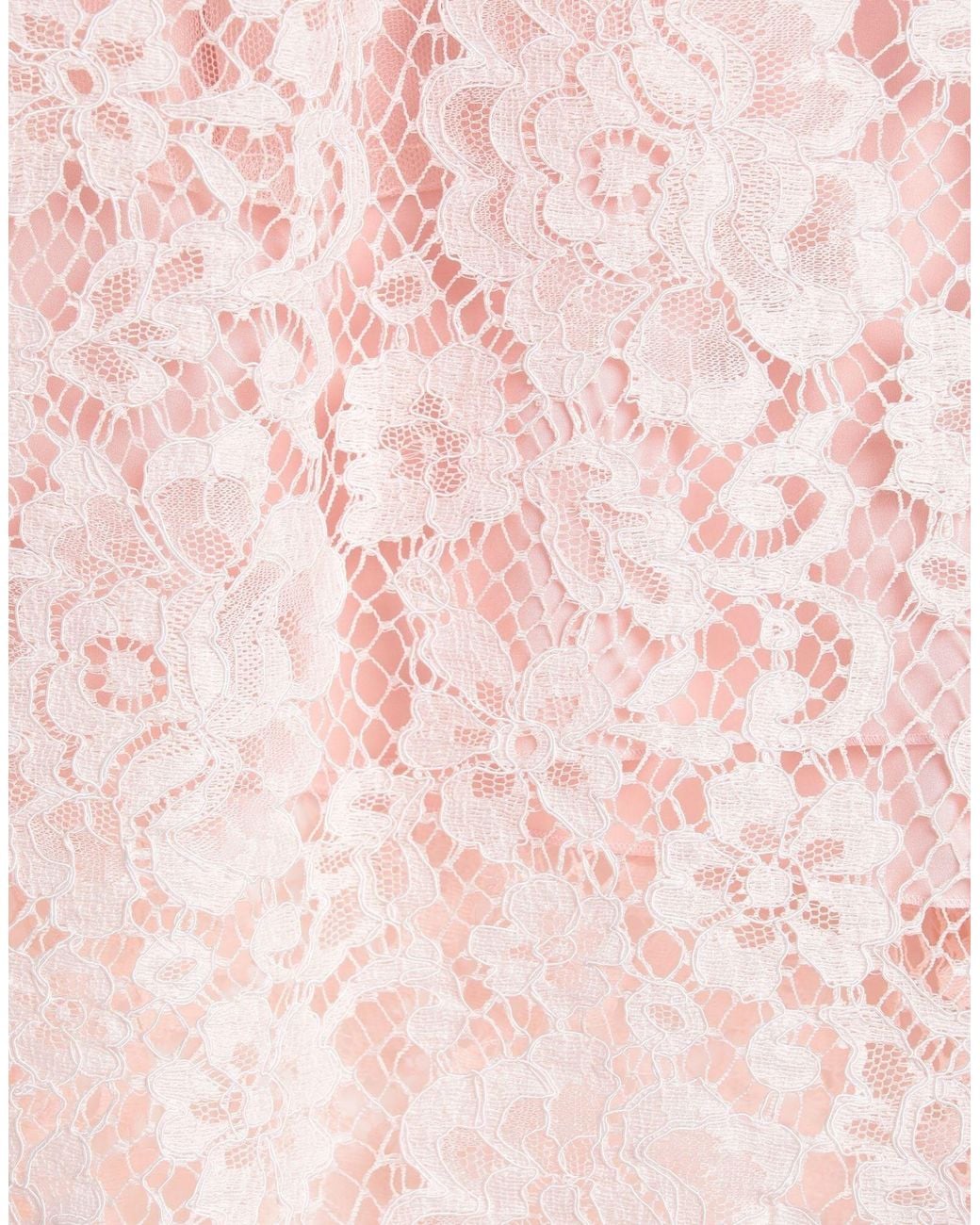 Dolce & Gabbana Pink Solid Color Lace Shorts
