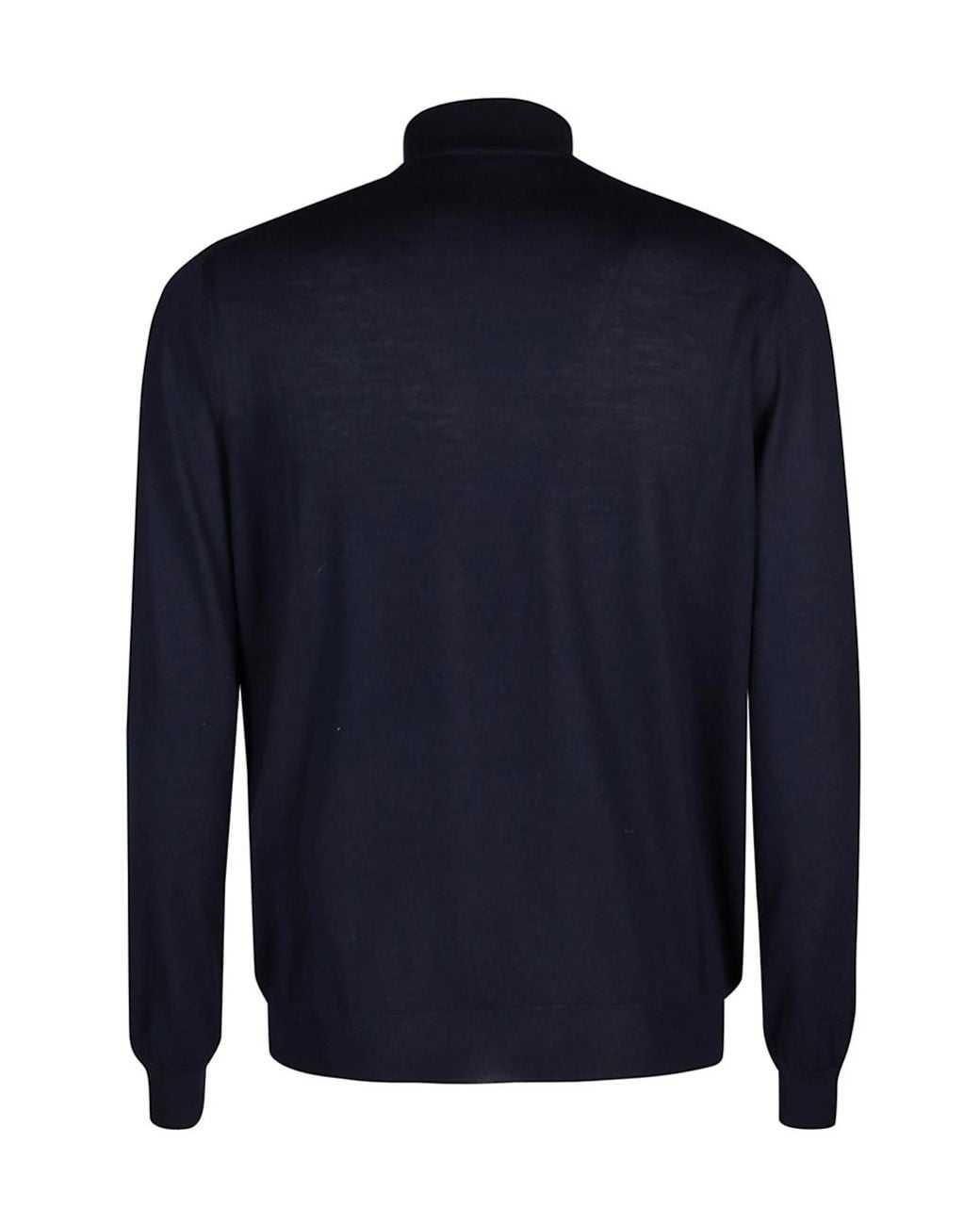 Malo Blue Mock Neck Knitwear for men