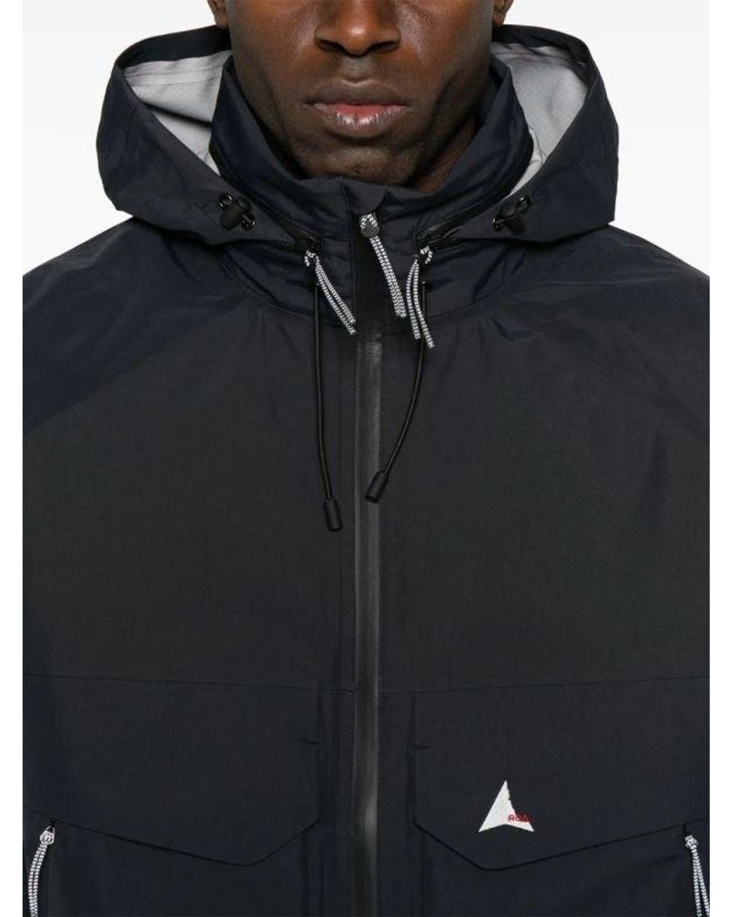 Roa Blue Creek Hooded Drawstring Jacket for men