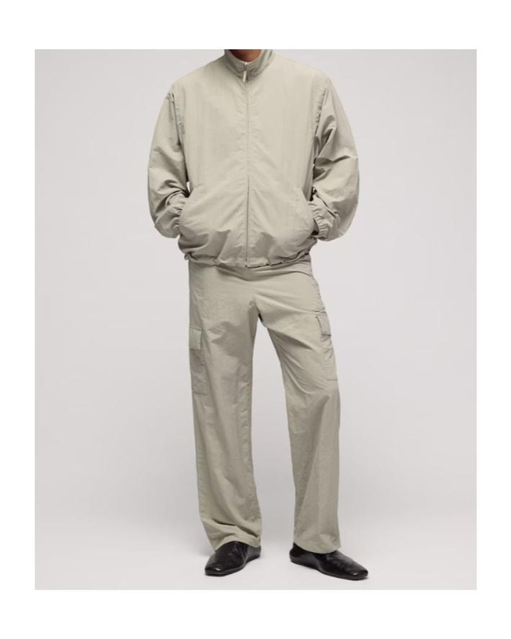 Gucci Multicolor Froissé Nylon Faille Zip Jacket With Embroidery for men