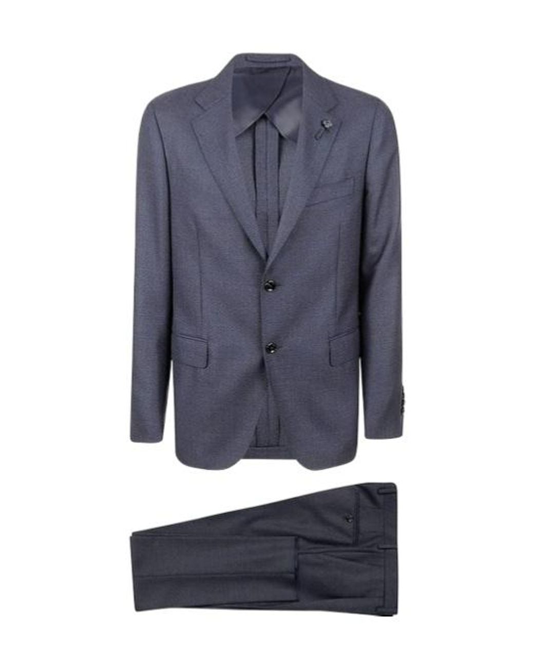 Lardini Blue Two-Piece Tailored Suit for men